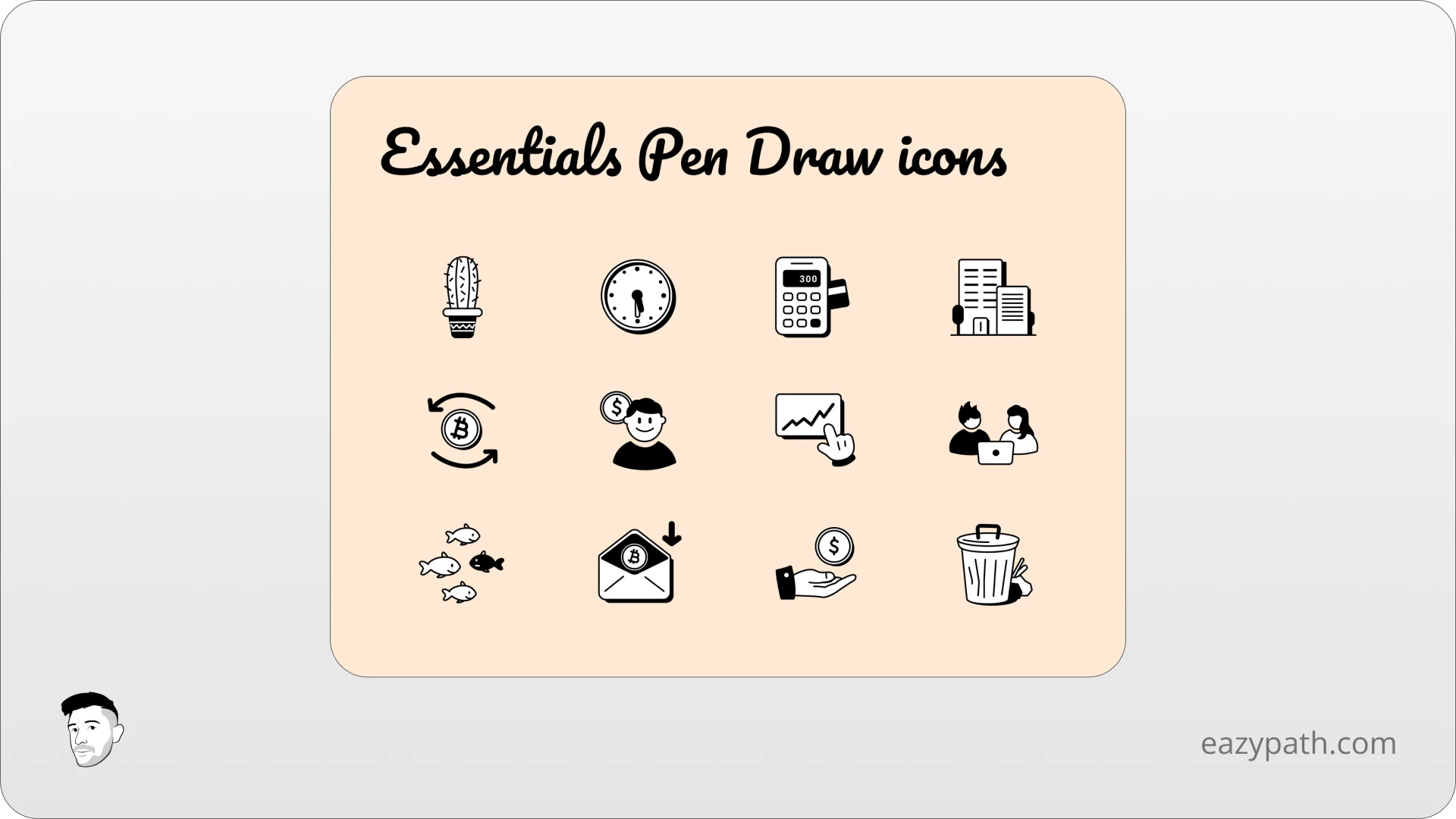 Pen Draw icons Collection