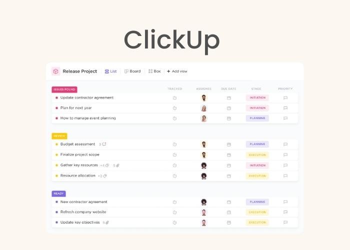 Clickup - Project management software