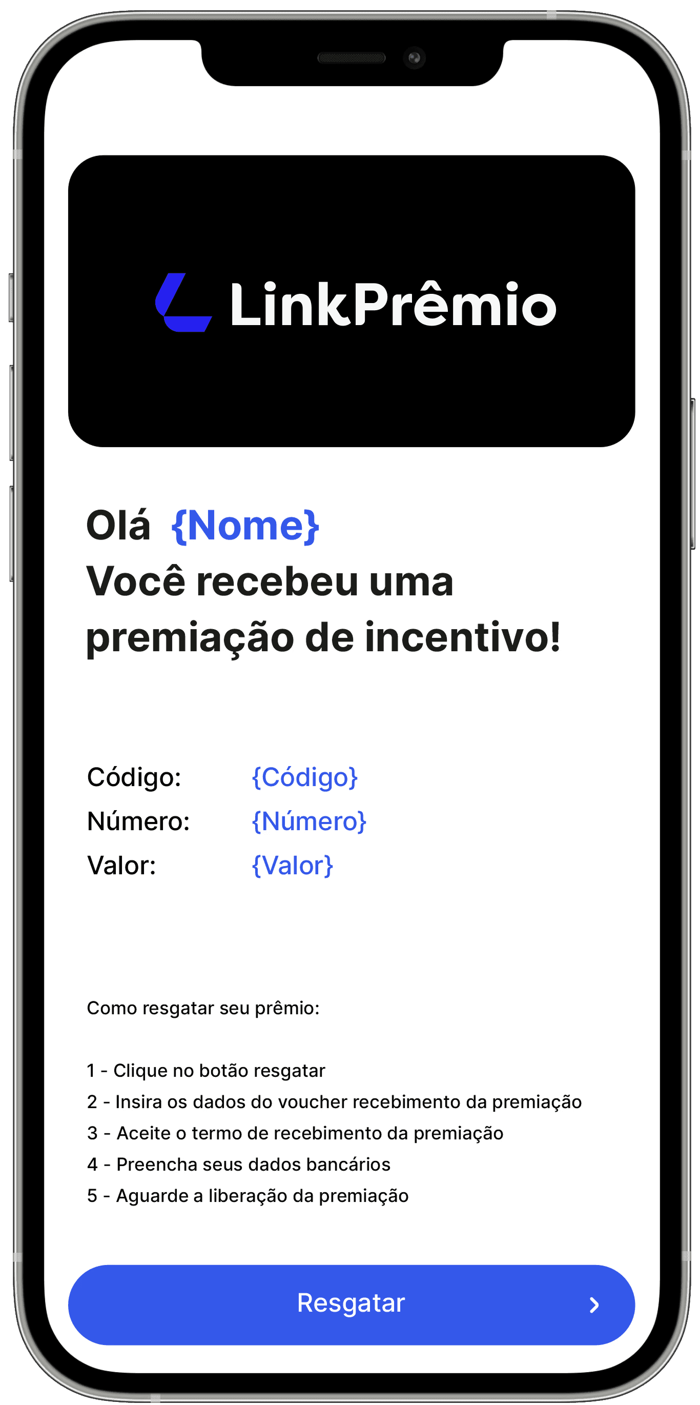 Produto - Linkprêmio | Envio de Valores e Premiações via Link Digital | Hub4pay