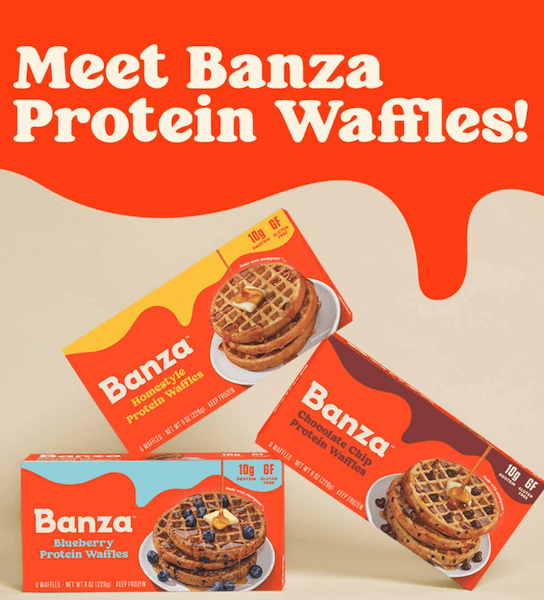 Banza Waffles Launch Post