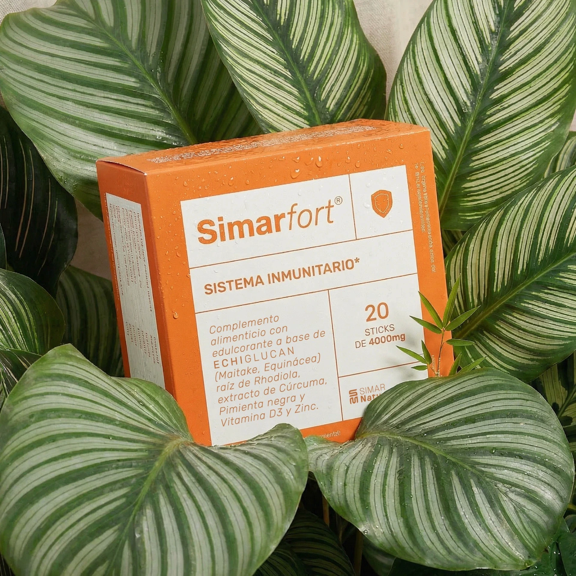 Simarfort packaging. Brand identity by freelance designer Barcelona, Spain.