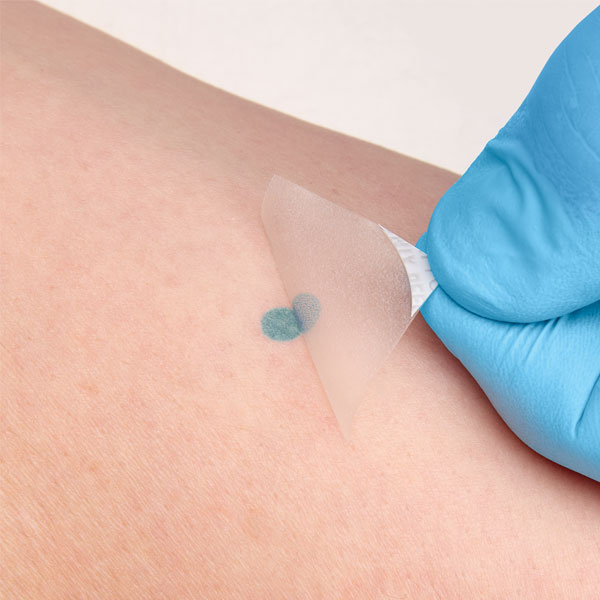 InkRight REF 510 being applied to the skin