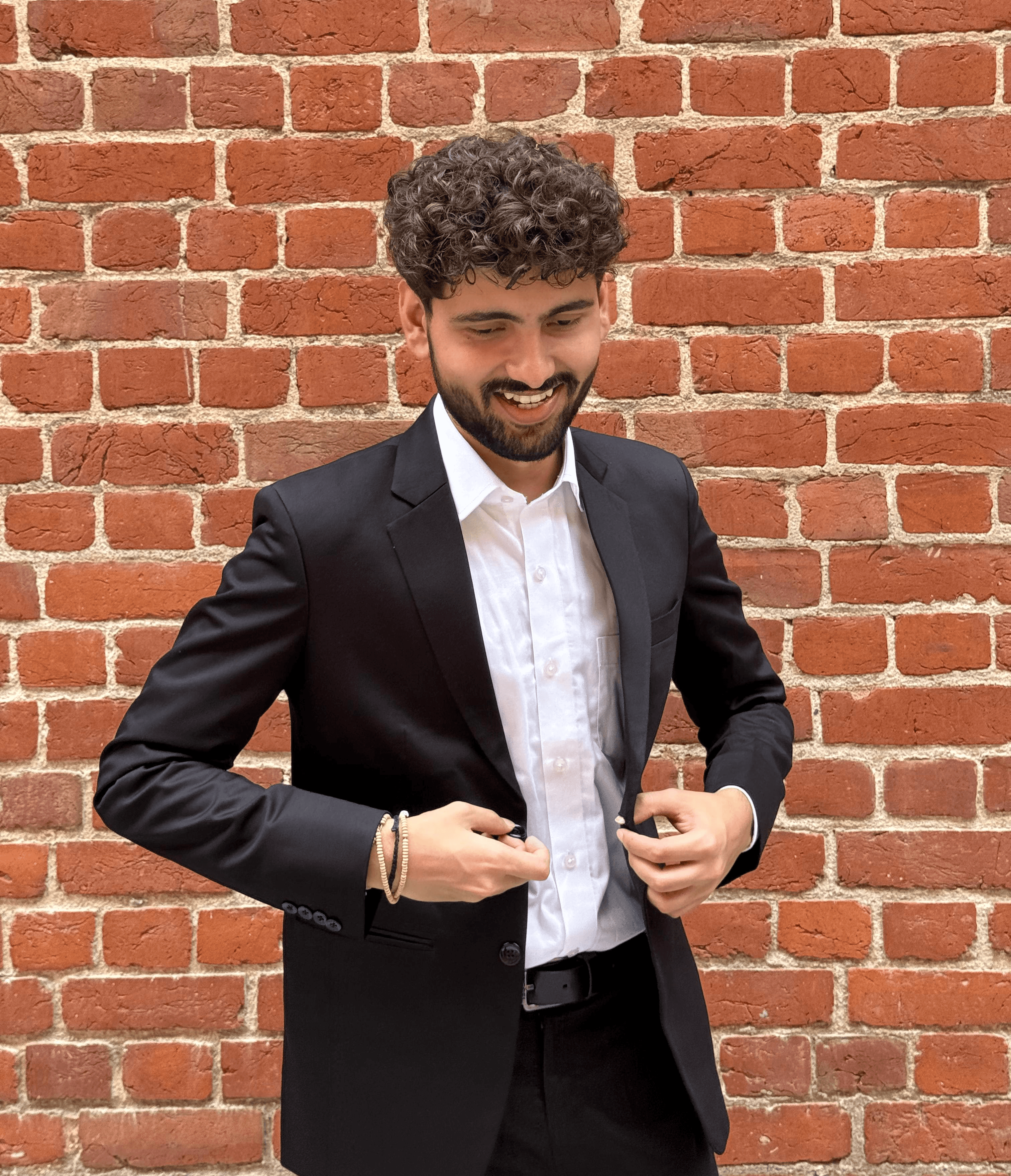 Portrait of portfolio creator – front view