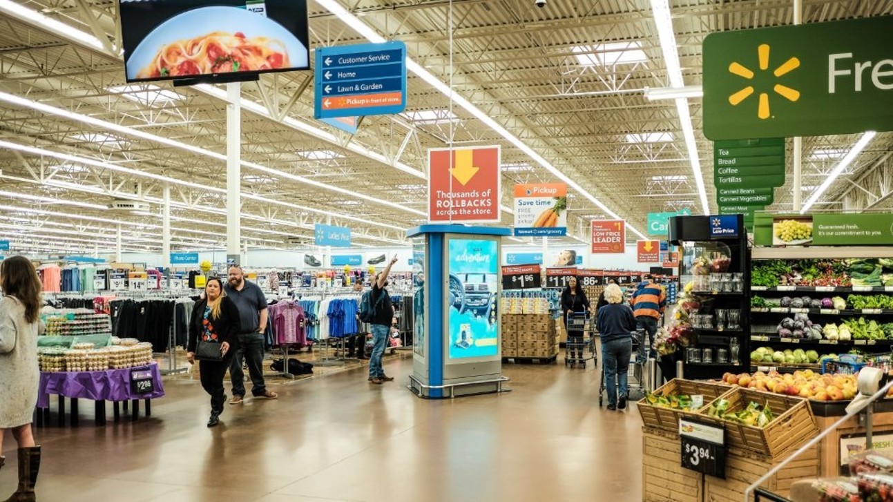 Holistic signage in Walmart