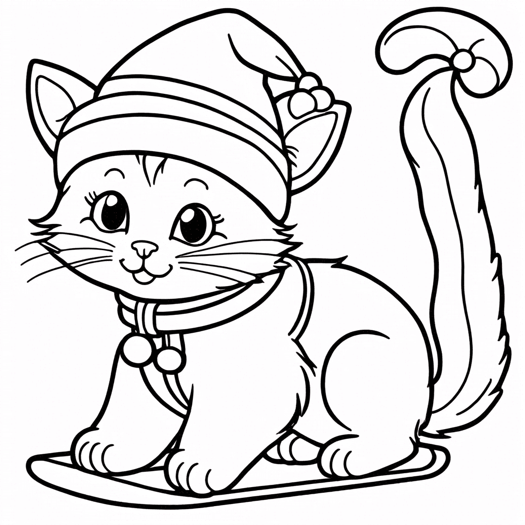 winter coloring page