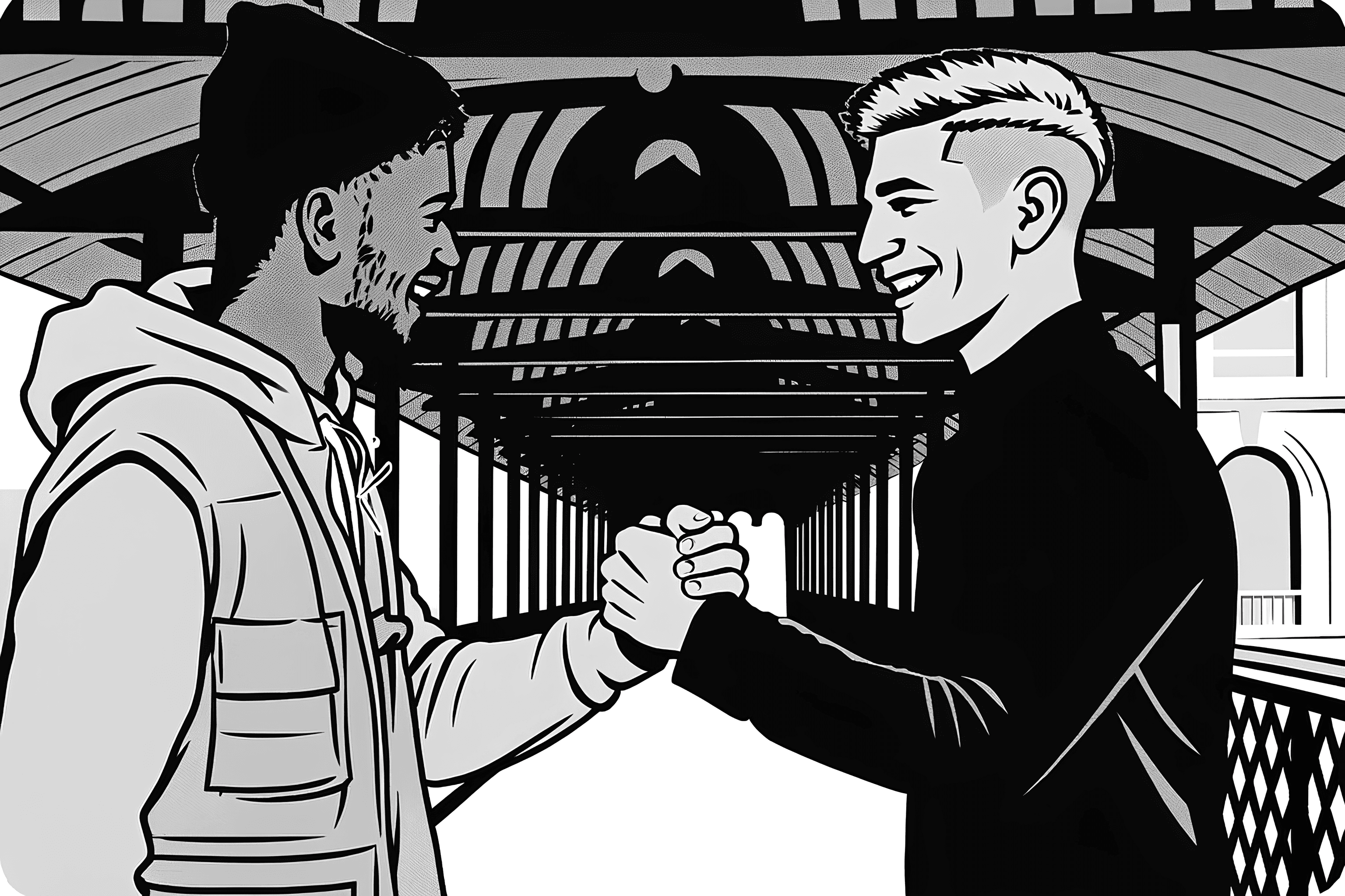 Music producer sitting on a chair in his studio