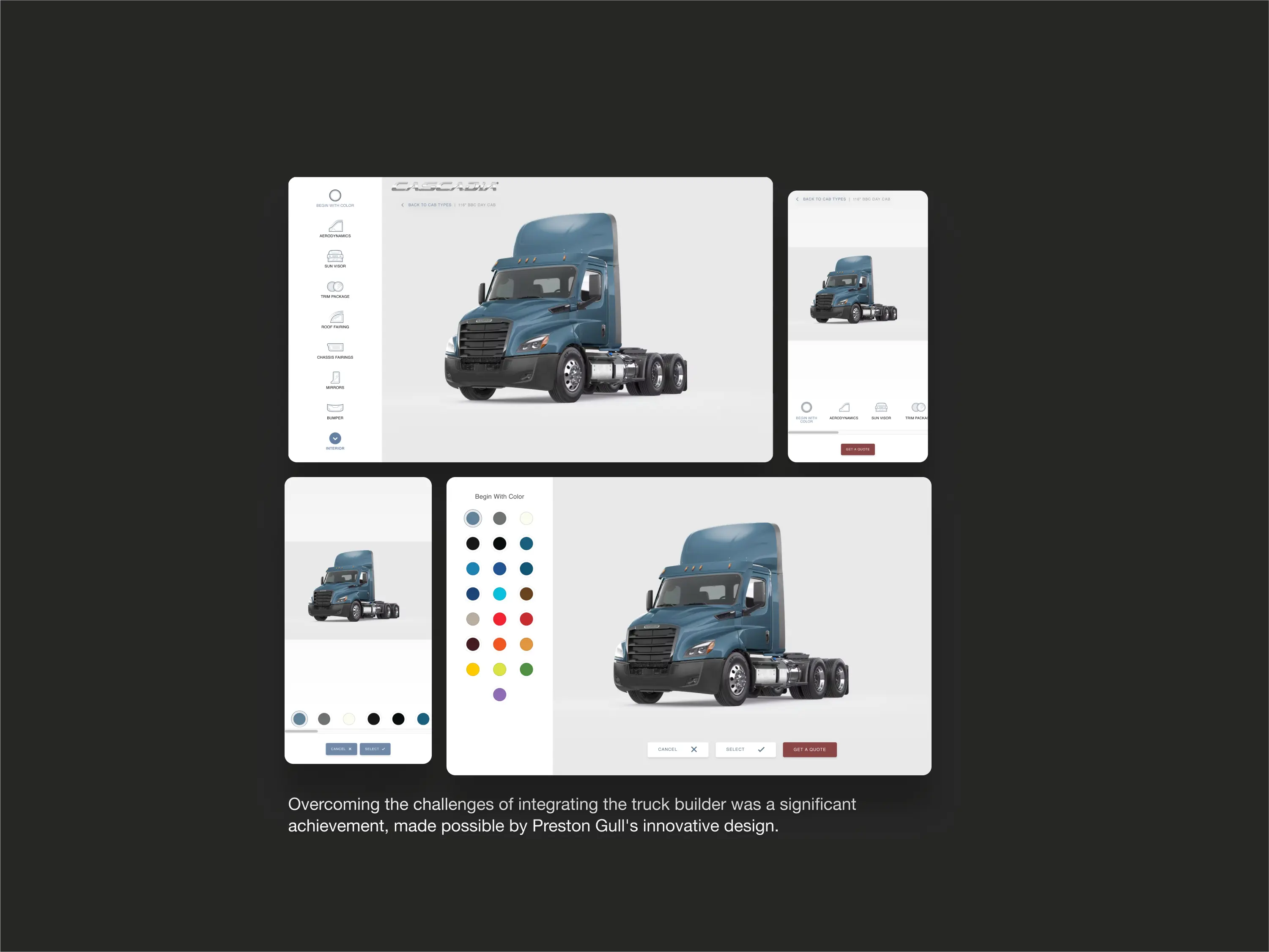 Truck Builder on freightliner.com