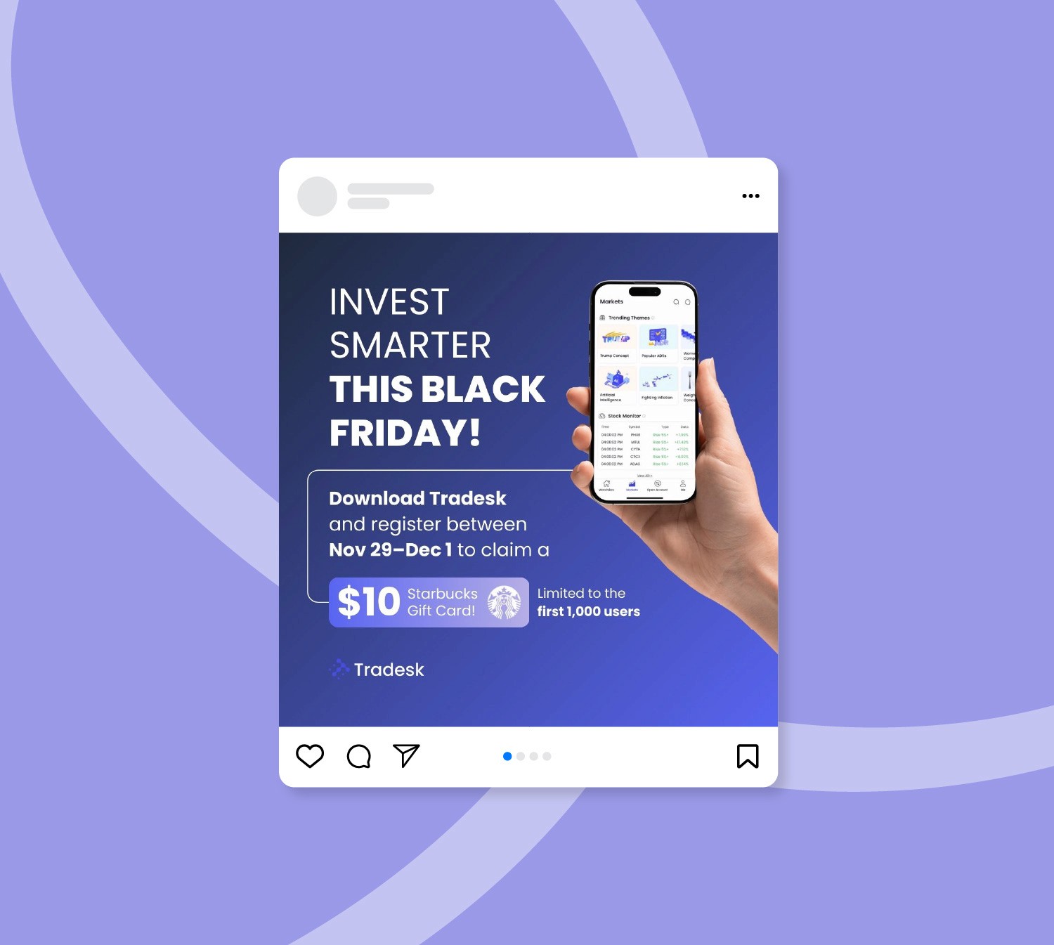 Black Friday Post Tradesk