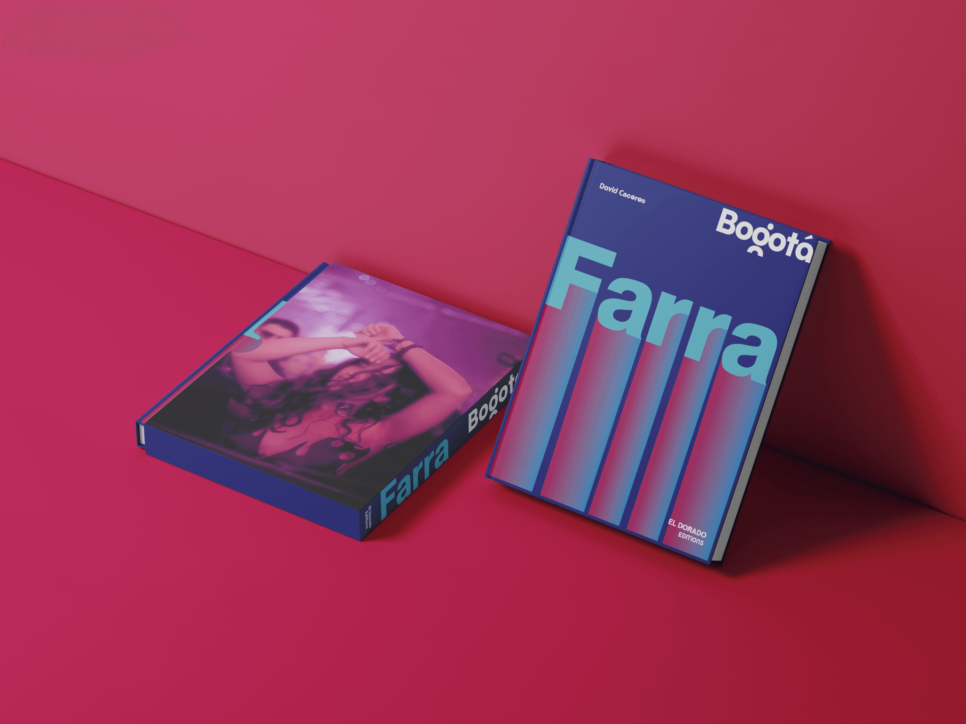 Pastel ice cream packaging design with retro typography on pink background