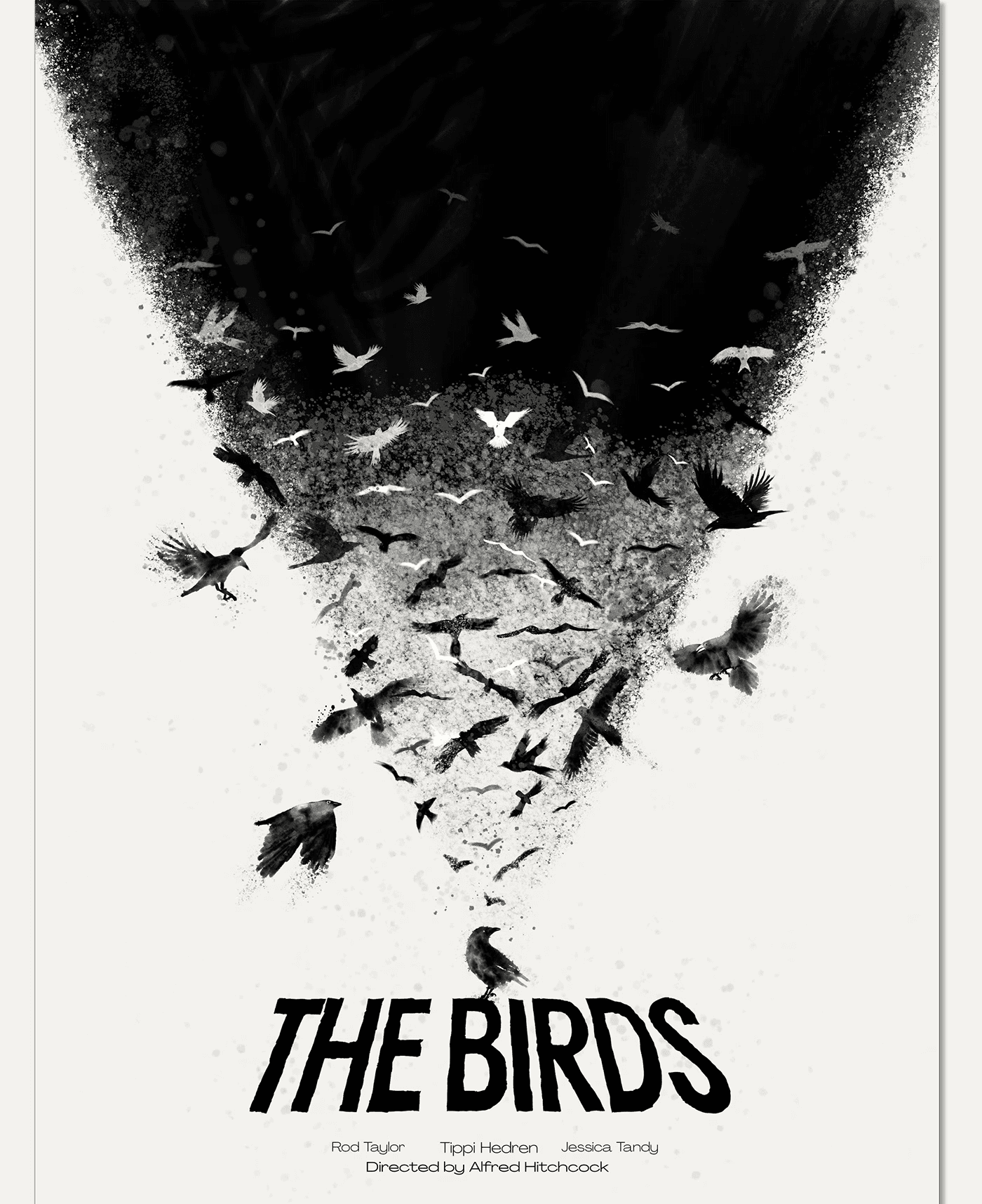 A small white building with a chair in it