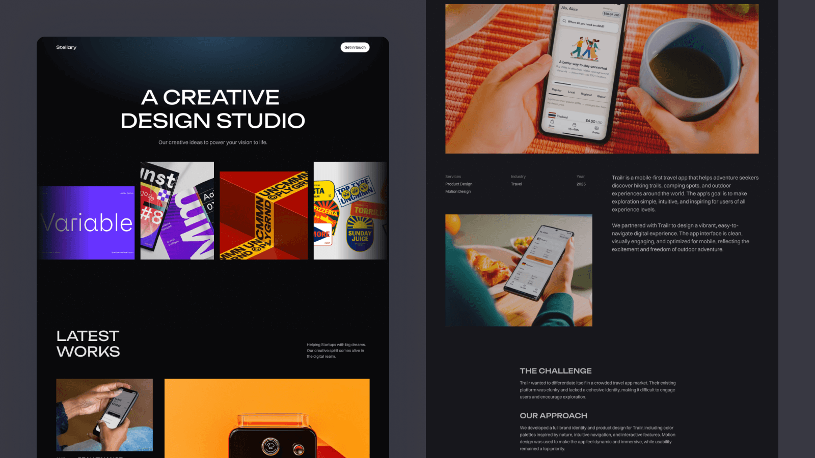Stellary – Creative Agency Framer Template