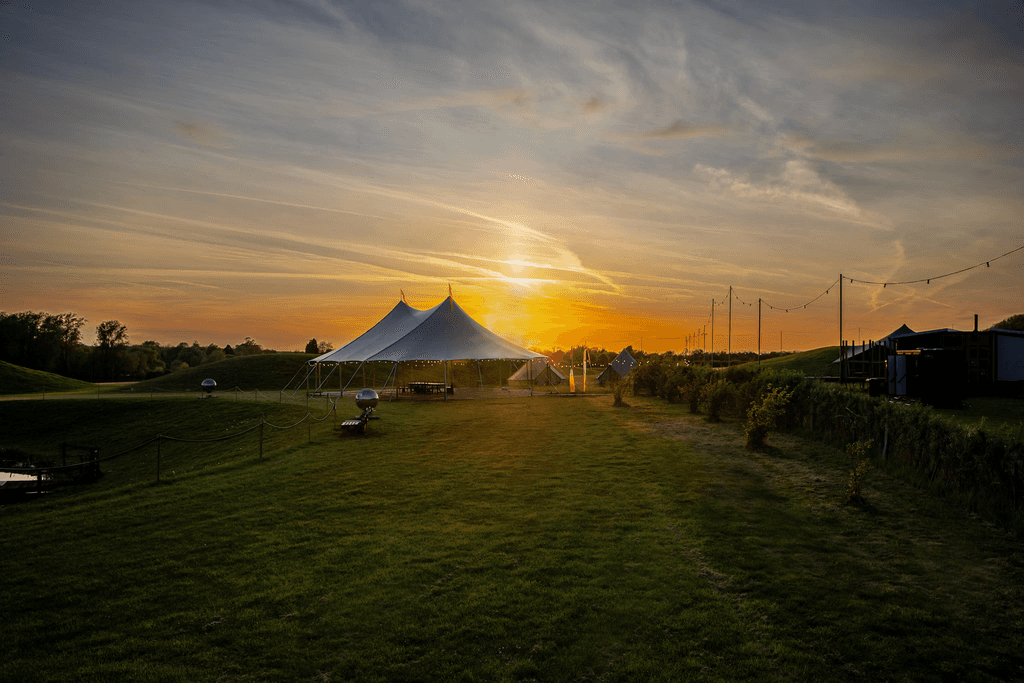Sunset at Bespoke Corporate Event