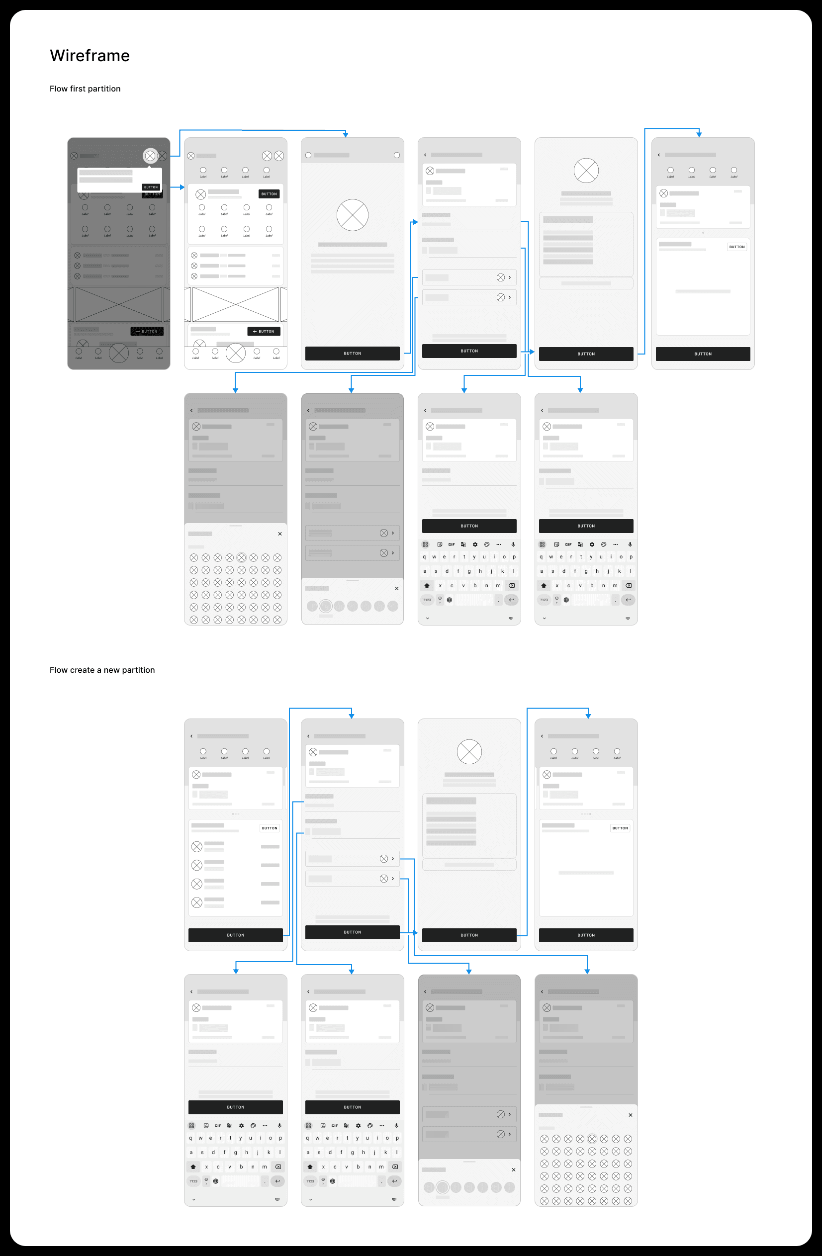 Wireframe Dana partition