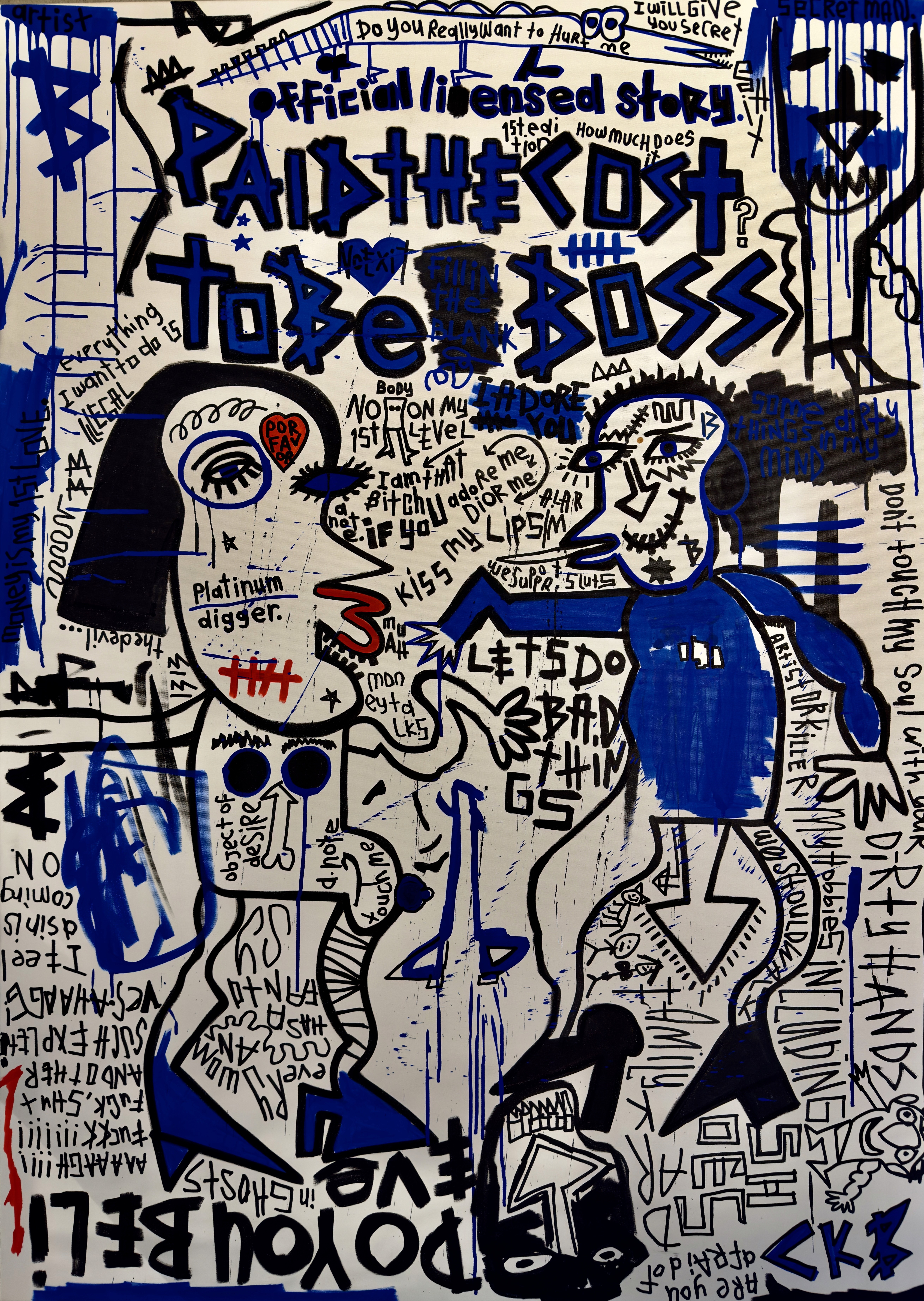 Girl wear an aesthetic black suit