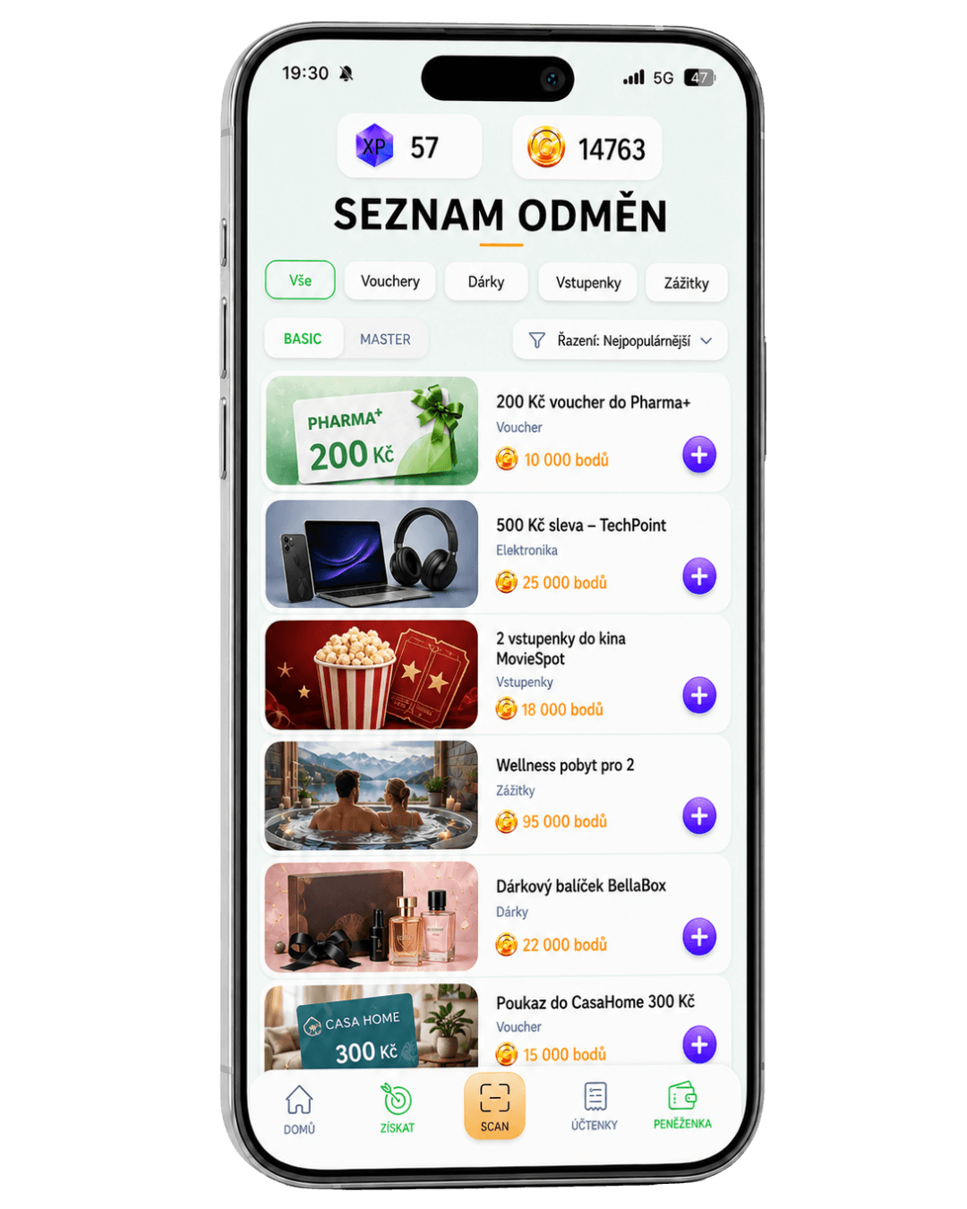 Bluetooino main screen