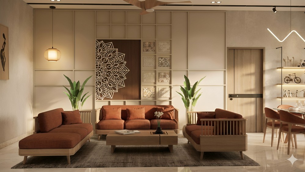 Project showcase image featuring a modern, refined interior.