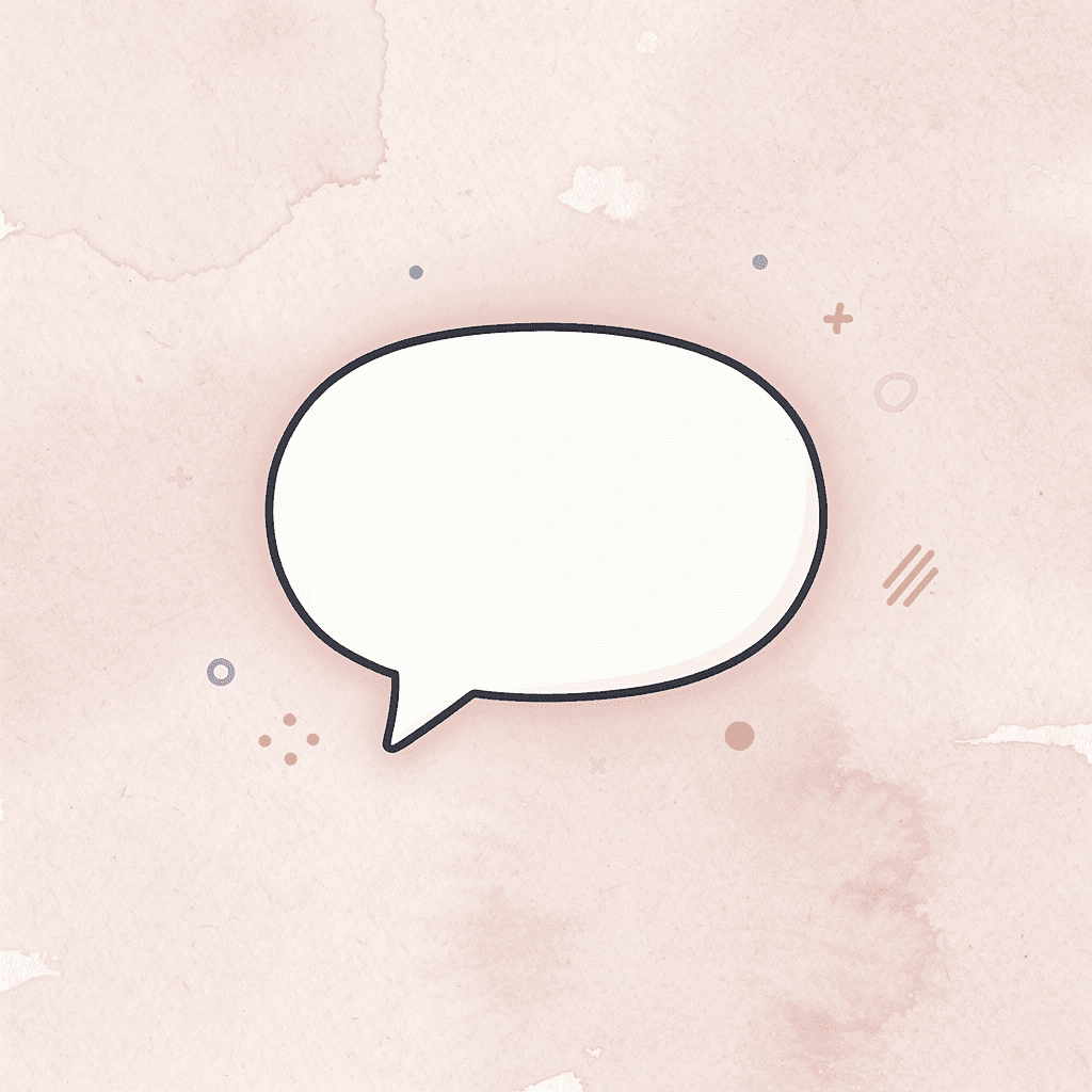 Speech bubble icon representing conversation