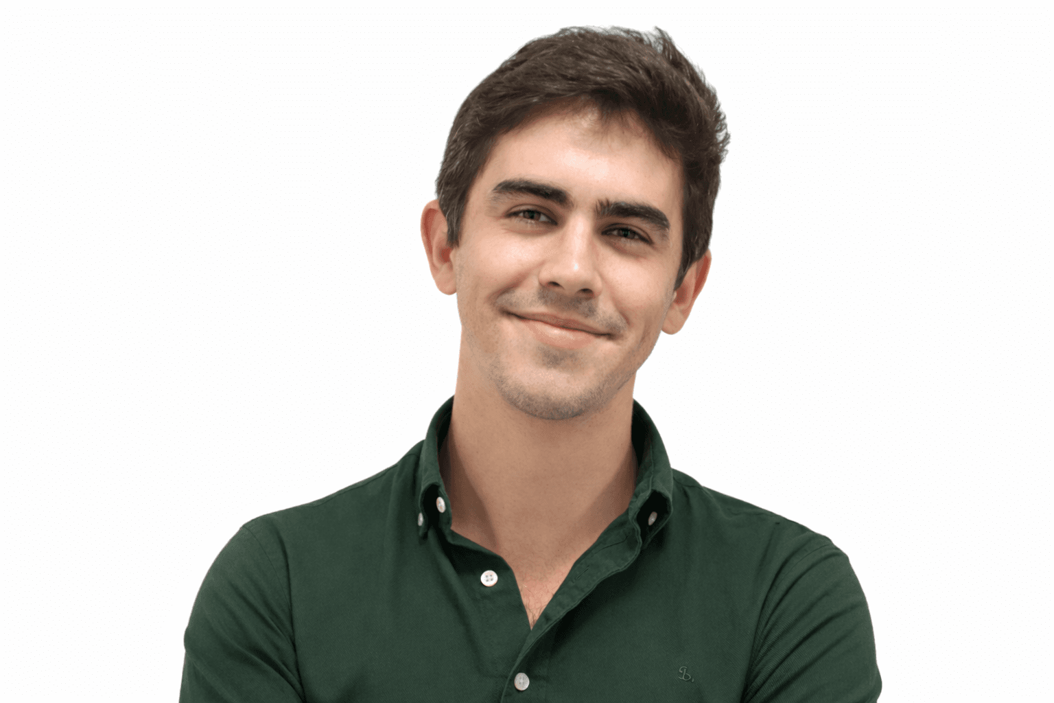 Un joven posando a la cámara