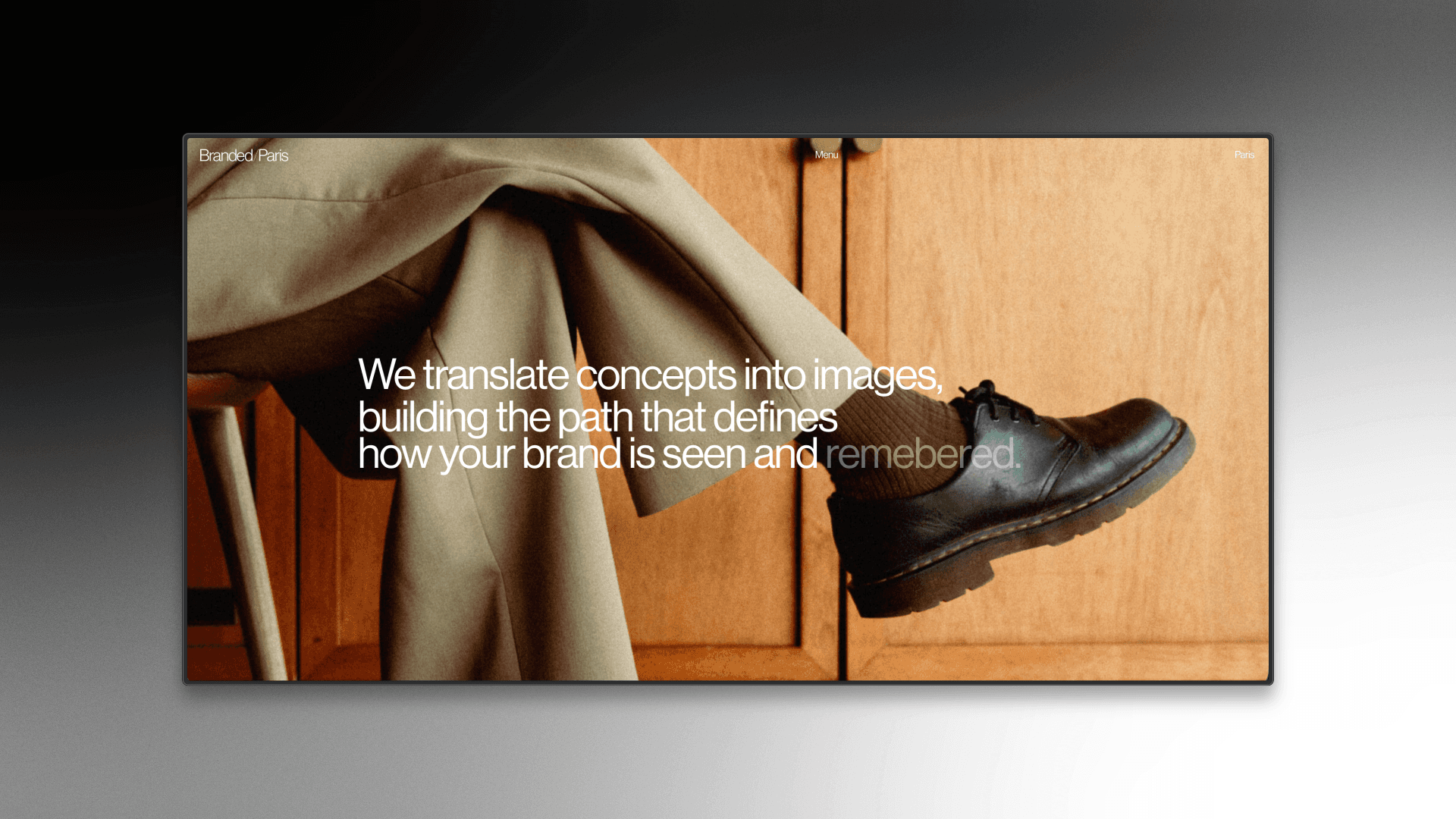 Tablet showing Bloomy UI