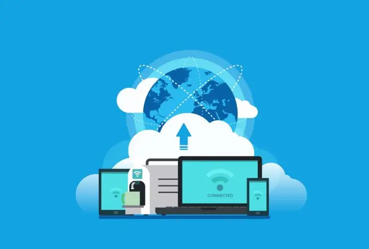 Illustration showing multiple devices including a laptop, tablet, and mobile phone