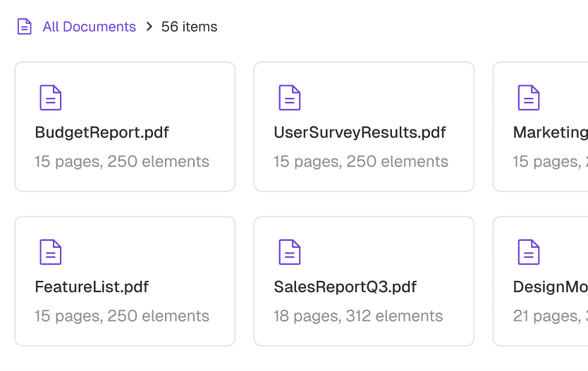 Document storage icon for knowledge collections