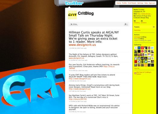 a website screenshot