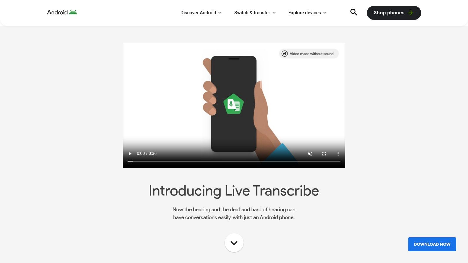 Live Transcribe (Google, Android)