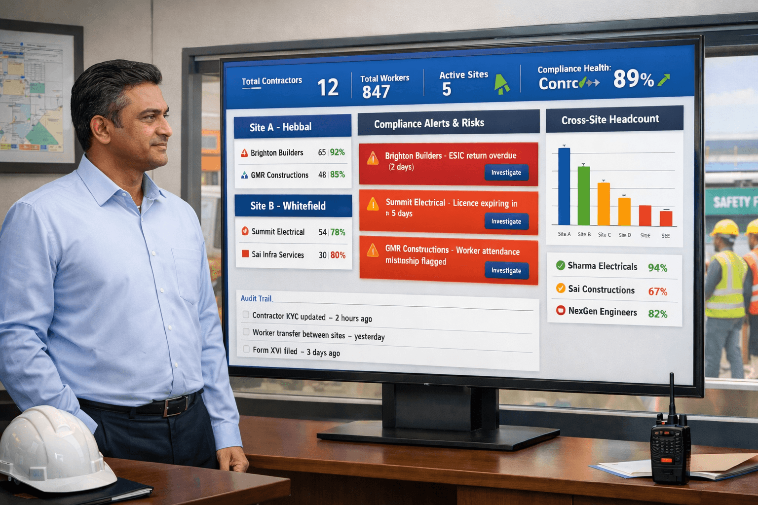 Query successful Gemini said A side-by-side comparison illustrating the transition from "Manual Tracking Chaos" with disorganized physical maps and stressed staff to "Real-Time Visibility with getbluetree" featuring a streamlined digital dashboard and mobile shift reminders.