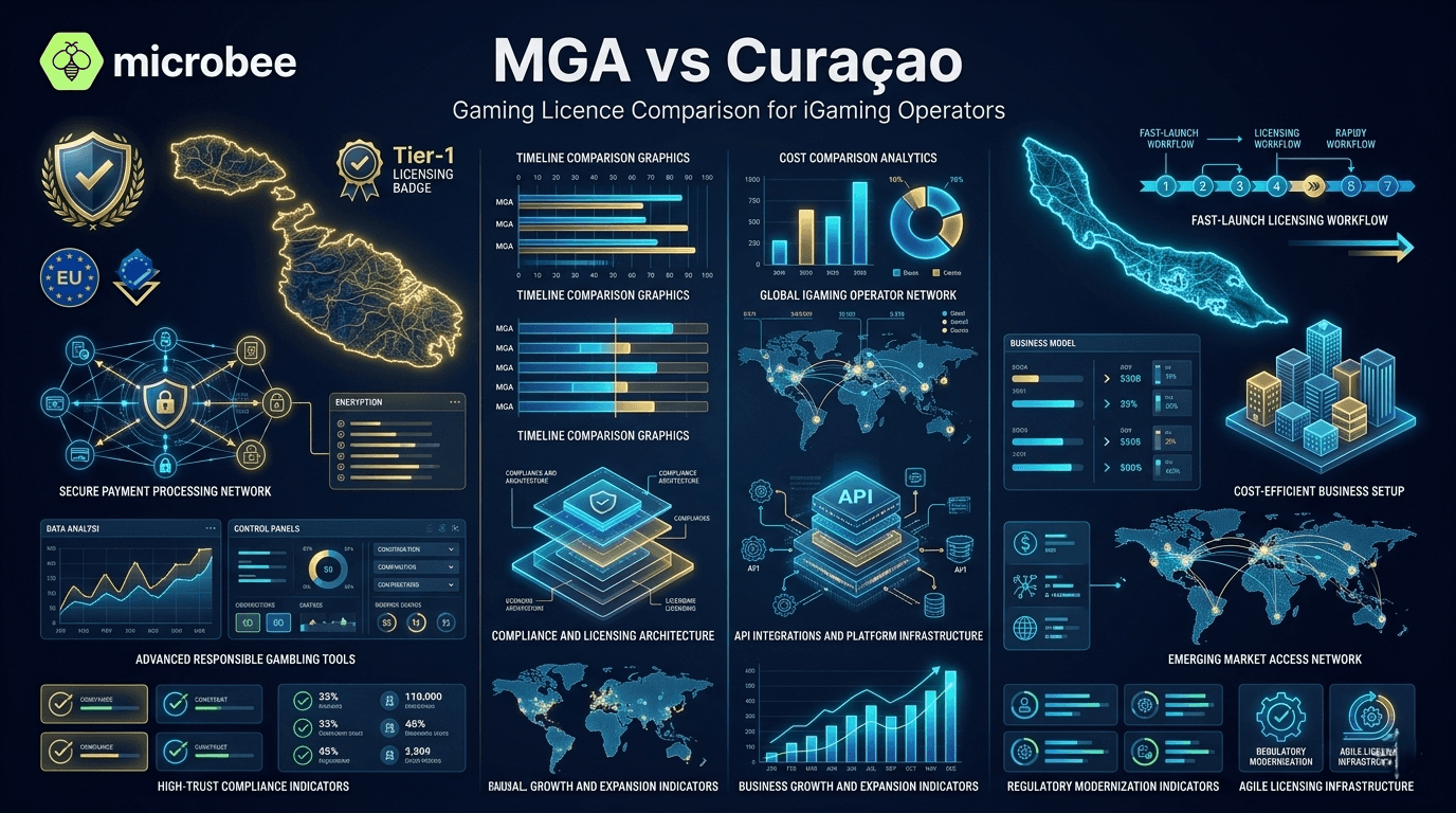 MGA vs Curaçao Gaming Licence: Cost, Timeline, and Requirements Compared