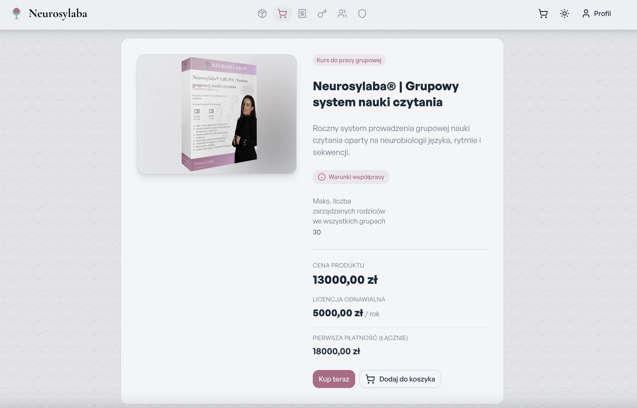 Platforma Neurosylaba® produkt