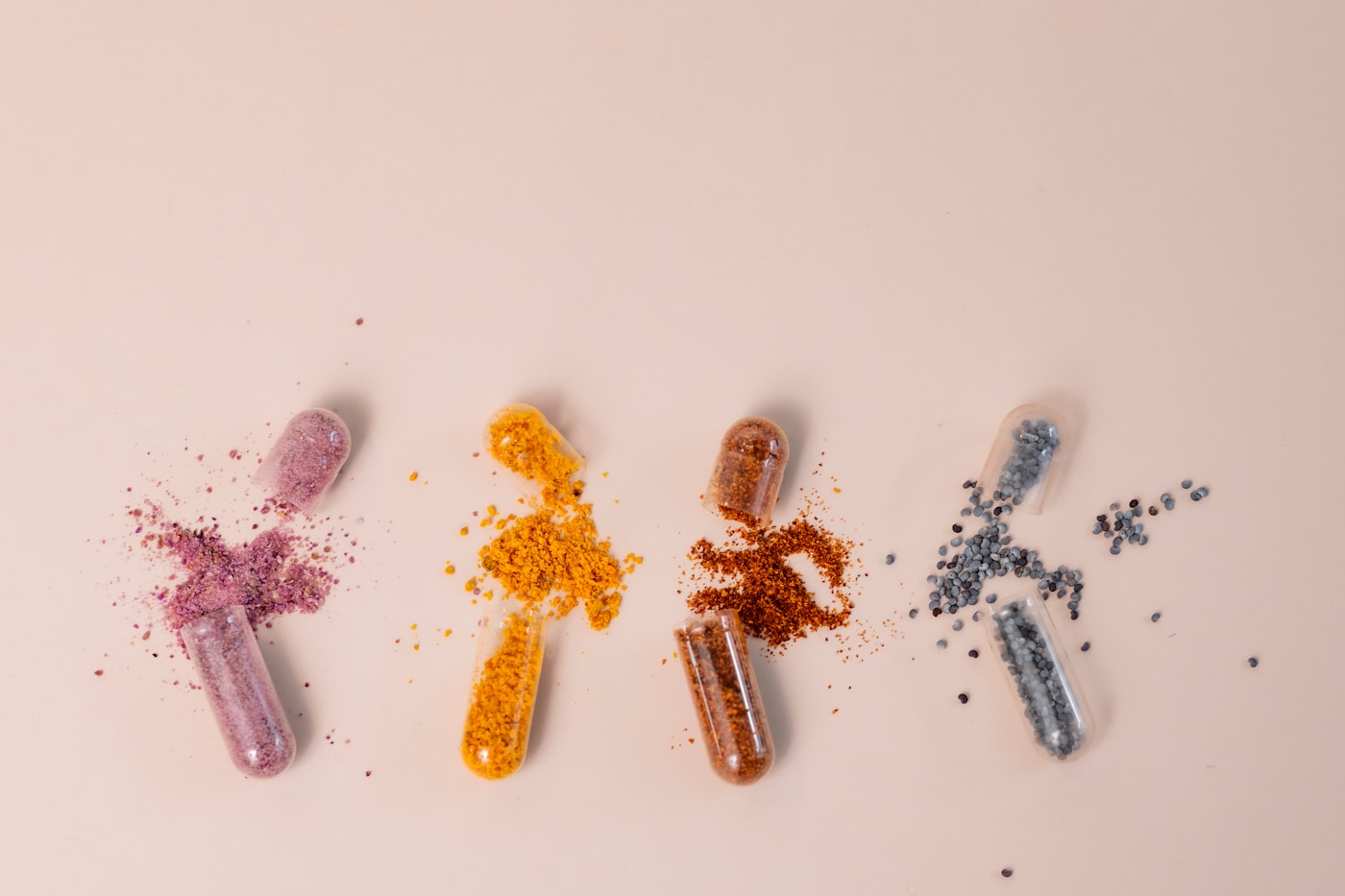 Capsules representing nutraceutical ingredient manufacturing