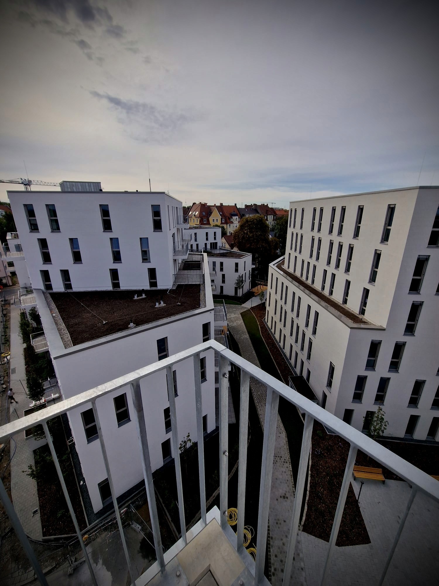An architectural view of an office