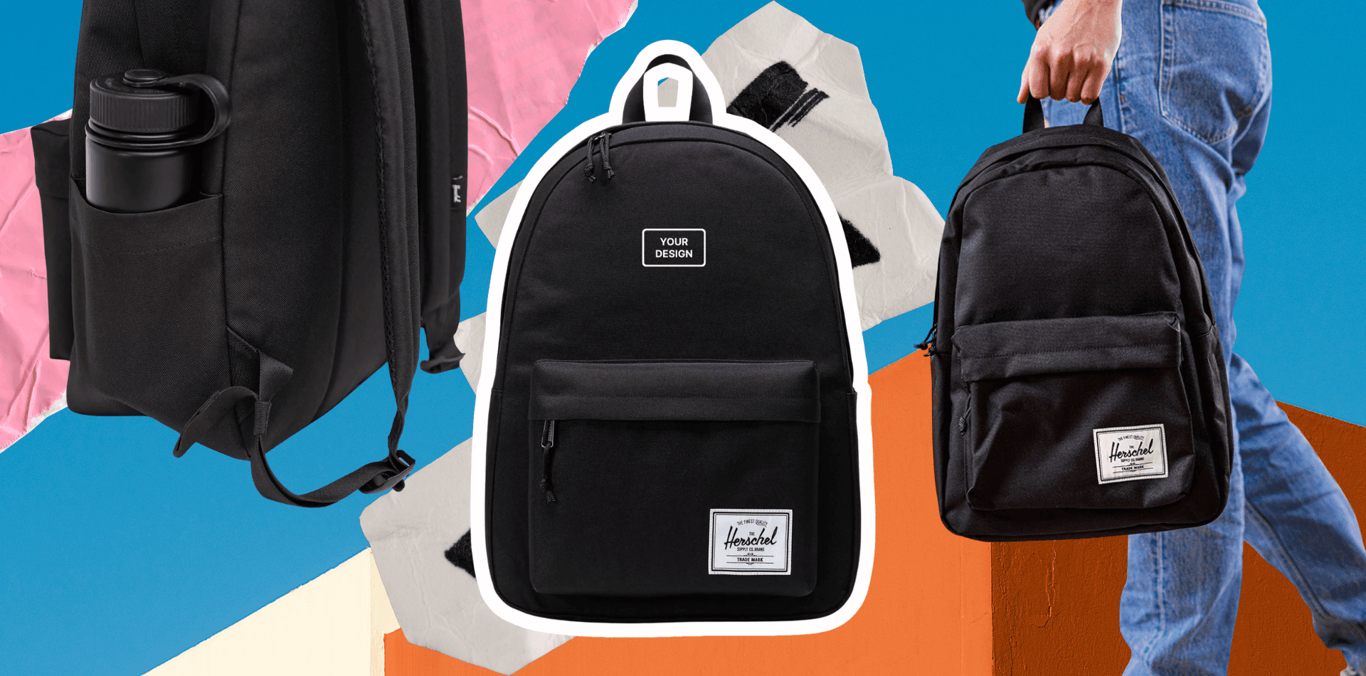 Herschel Classic custom branded backpack for professional and everyday use