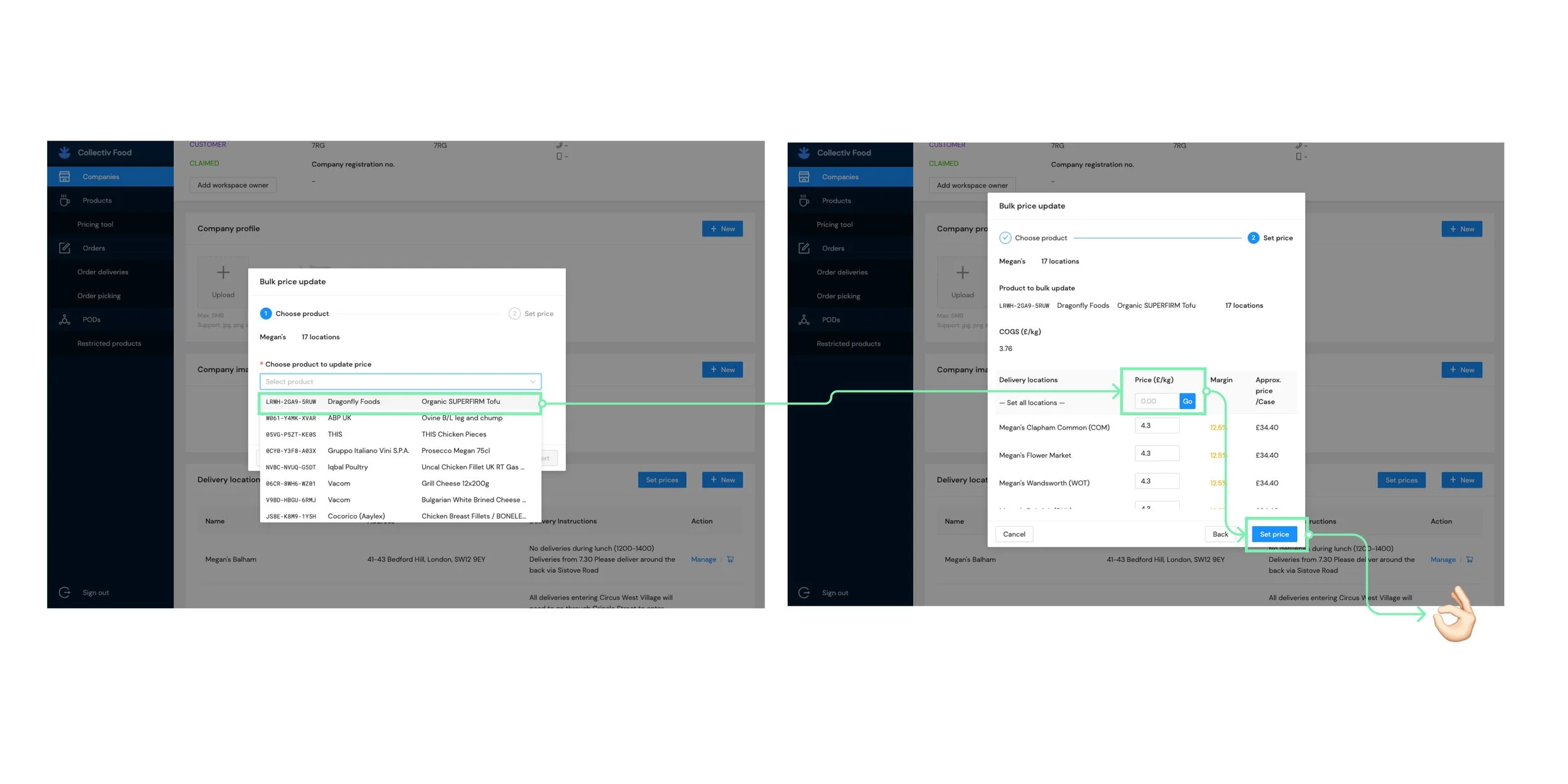 Business dashboard showing revenue, deals, customer list, growth chart, and new activity.
