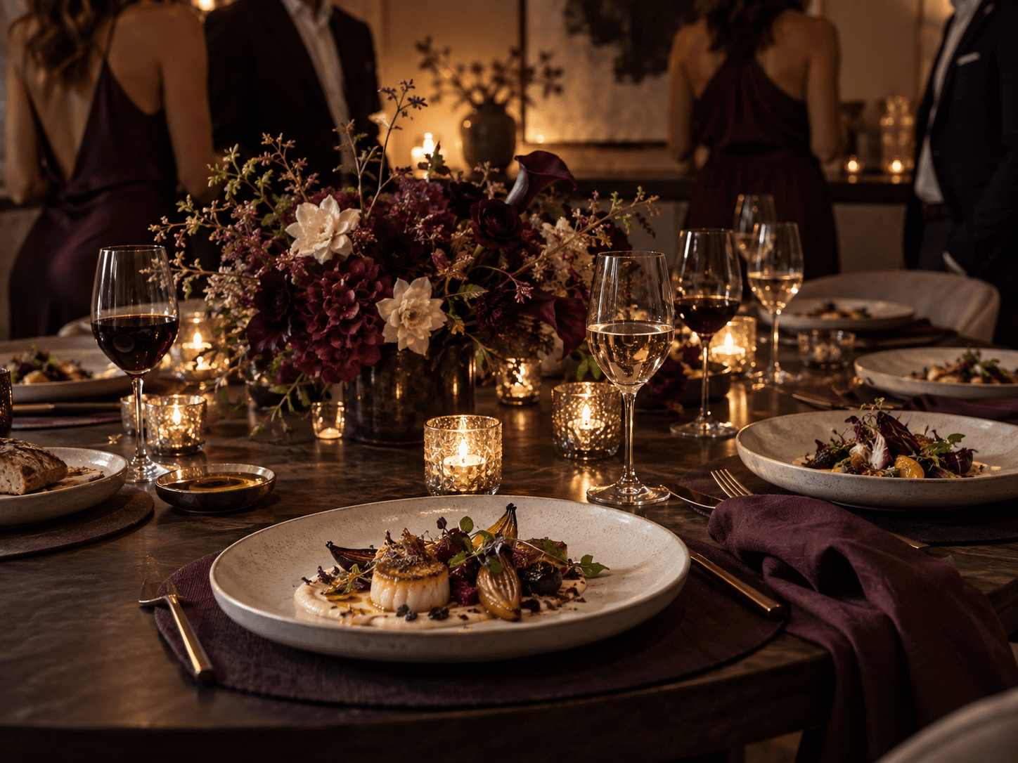Private dinner table
