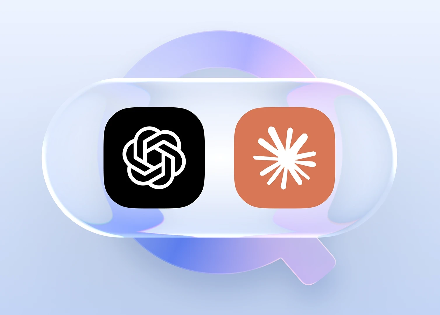 ChatGPT and Claude app icons