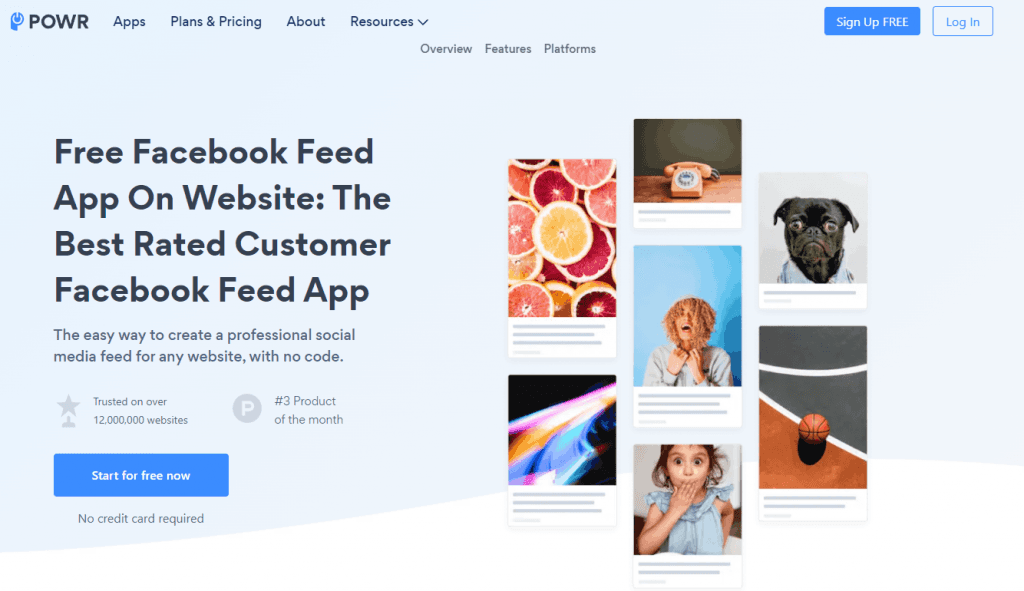 Image of Powr.io web page