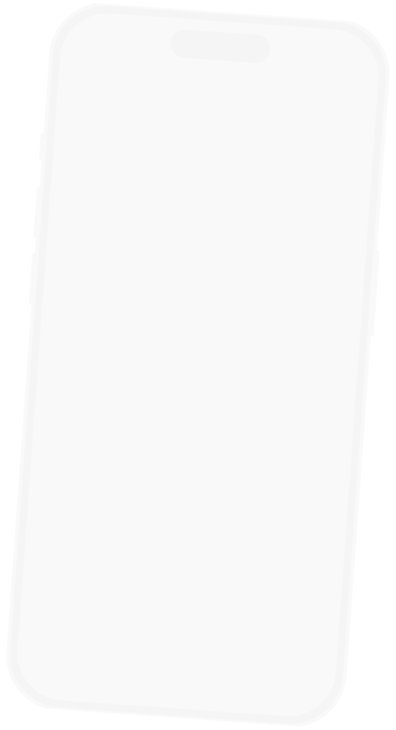 low opacity faded mobile screen