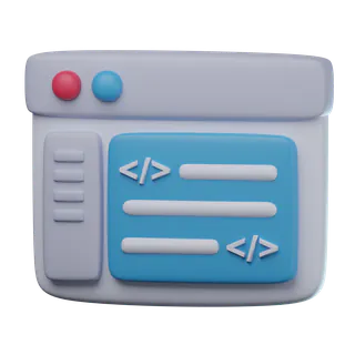 Free 3D code editor icon