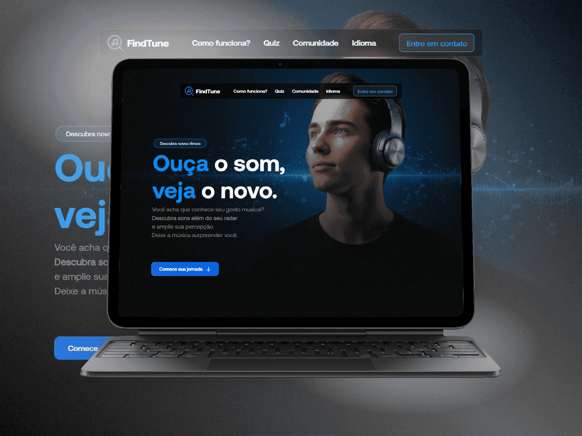 Findtune Mockup Desktop