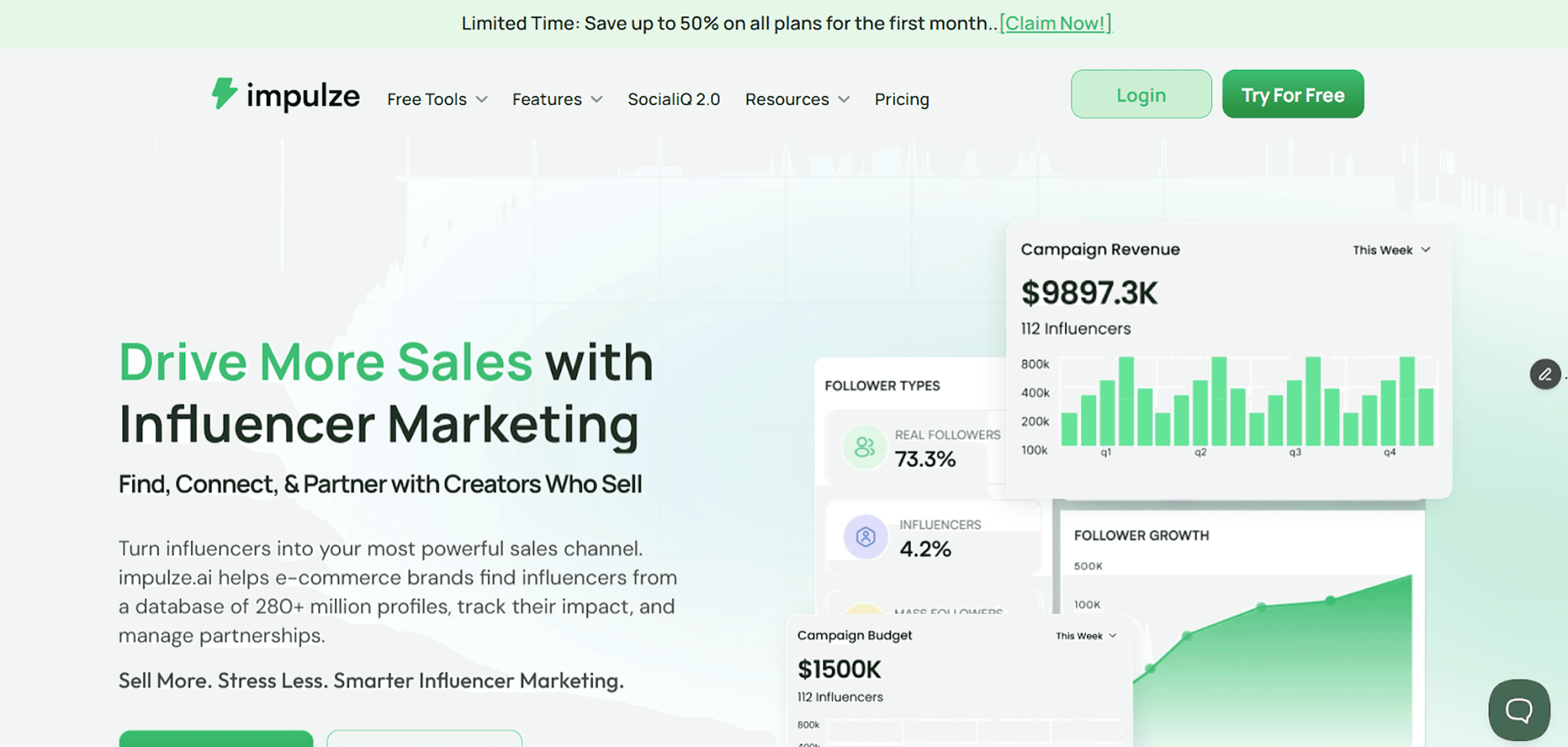 impulze.ai’s main website page