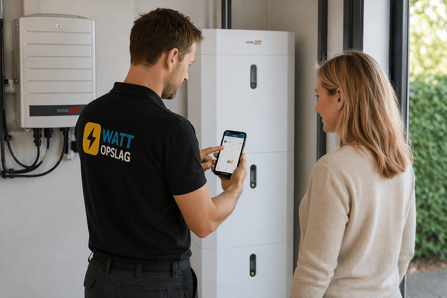 Batterij installatie