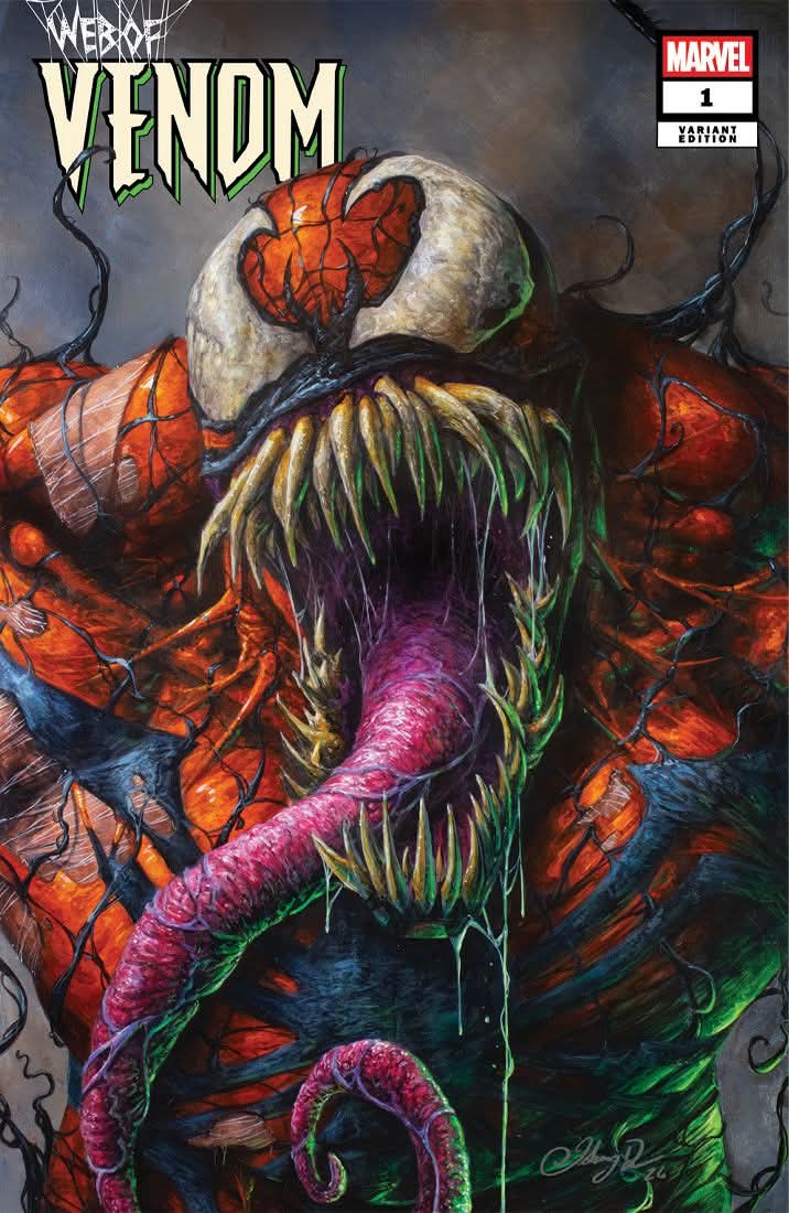 Web of Venom #1 Johnny Dejardins Big Dex Comics Exclusive Trade Variant NM+ copy
