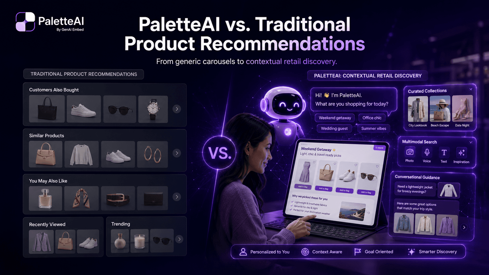 PaletteAI vs. Traditional Product Recommendations