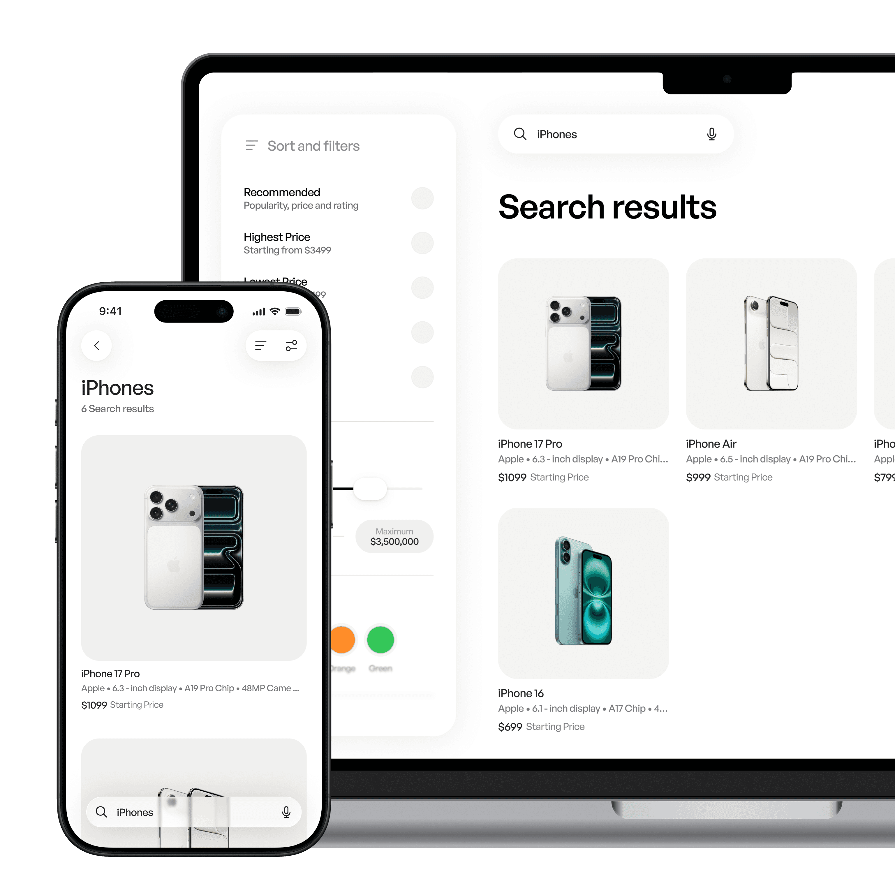 design system 3 by sigma responsive design example