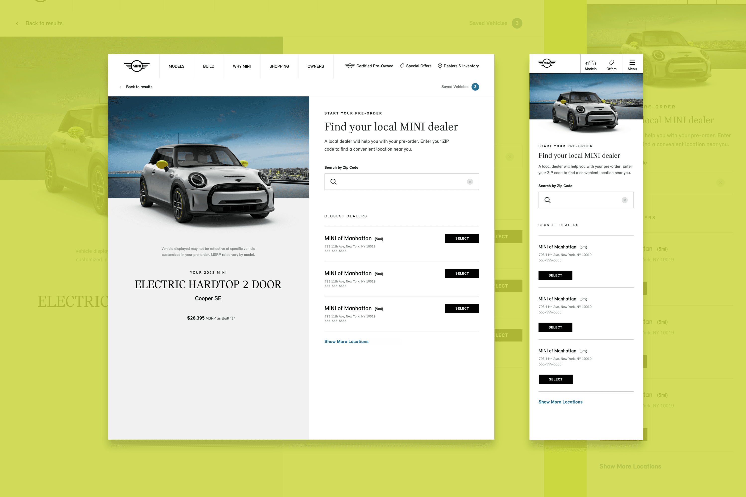 Web page with ux analysis and product strategy applied