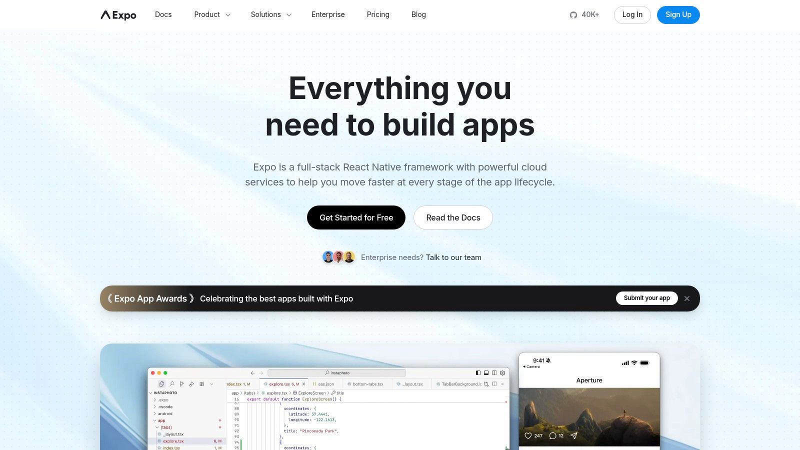 Expo Application Services (EAS) for React Native/Expo
