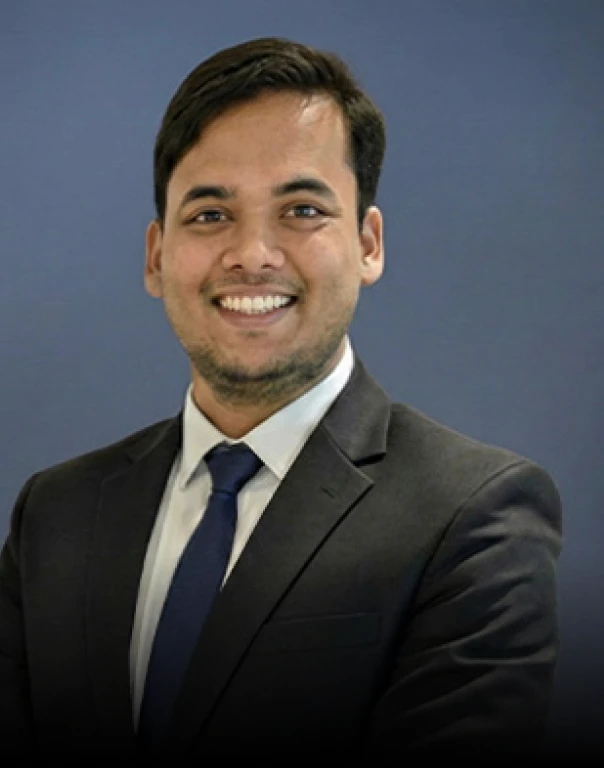 Portrait of Mr. Akshay Patil, Assistant Vice President of InstaLogic.