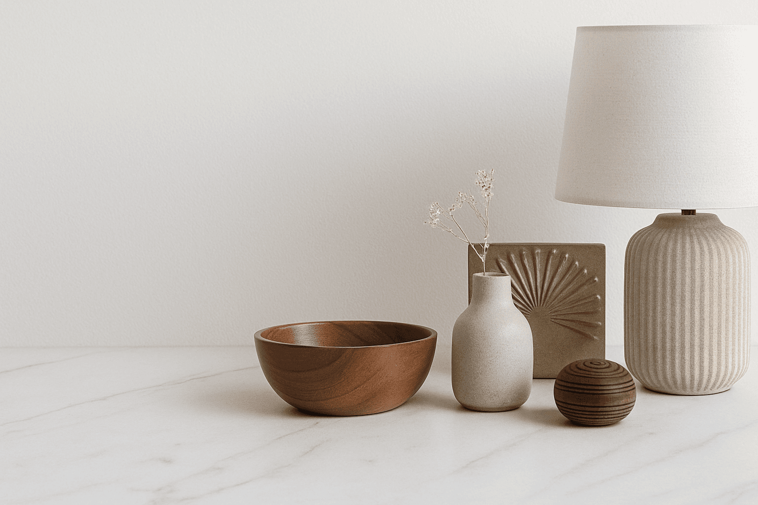 Modern curved staircase with warm ambient lighting