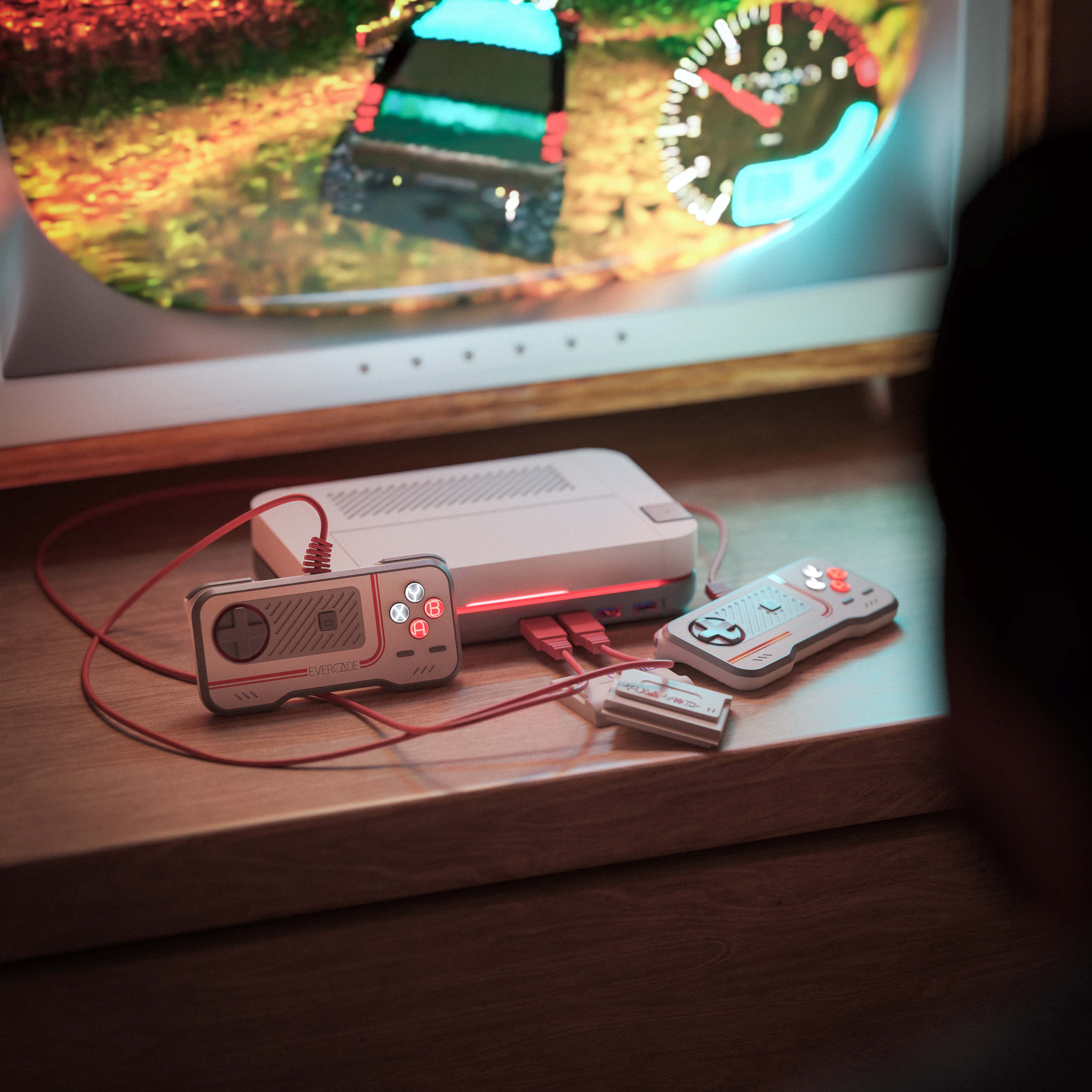 Manchester top CGI company crafting stunning visuals for Evercade retro gaming console experience pixelspaces product design